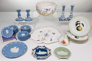 Wedgwood, Porcelain and Flatware Assortment