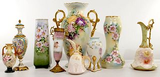 Sevres Urn and Porcelain Assortment