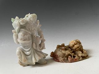 Chinese Jadeite and Stone Carving Figures 