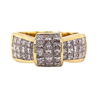 18K  Gold Diamond Ring