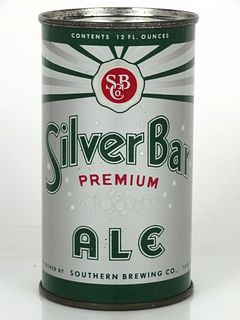 1952 Silver Bar Premium Ale 12oz Flat Top Can 133-24 Tampa, Florida