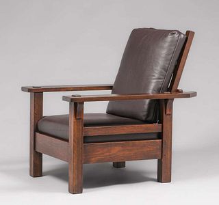 L&JG Stickley Onondaga Morris Chair c1902-1904