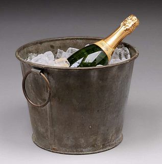 Roycroft Tin Two-Handled Champagne Bucket c1920s