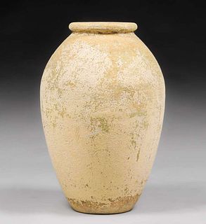 Large Hillside Pottery - Los Angeles Cement Garden Vase c1920s