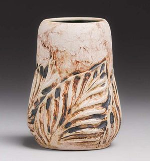 Tiffany Pottery Bisque Cabinet Vase c1904-1919