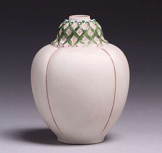 Taxile Doat - Sevres Decorated Porcelian Vase 1927