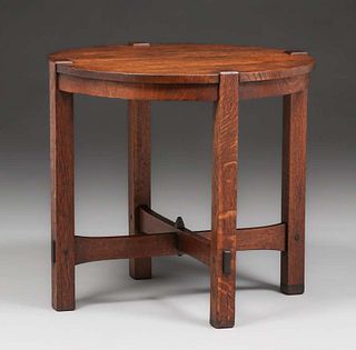 Early Gustav Stickley Lamp Table c1902