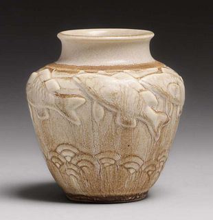 Rookwood Pottery #6487 Koi Vase 1936