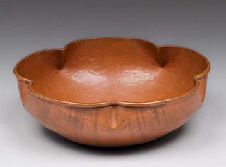 Falick Novick â€“ Chicago Hammered Copper Bowl c1910s