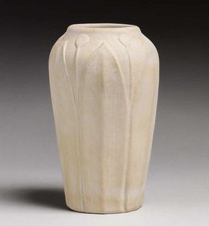 Hampshire Pottery Unglazed Vase c1910s