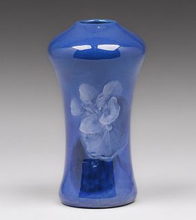 Weller Blue Louwelsa Vase after 1896