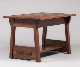 Limbert One-Drawer Library Table c1910