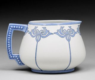 Limoges Jean Pouyat French PorcelainPitcher c1910