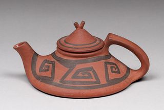 Clifton Indianware Teapot c1910