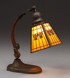 Handel Overlay Desk Lamp c1910s