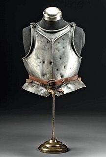 16th C. Spanish Iron Cuirass Armor - Chest & Backplate