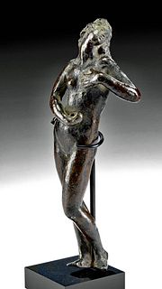 18th C. European Rococo Bronze - Nymph or Venus