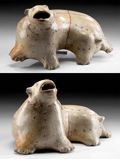 Rare Nayarit Chinesco Pottery Sea Creature Vessel