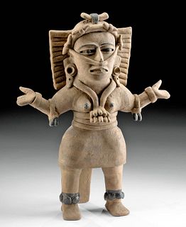 Veracruz Huastec Pottery Standing Female Shaman