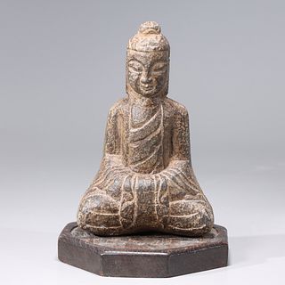 Korean Carved Stone Figure