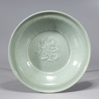Chinese Celadon Glazed Porcelain Dish