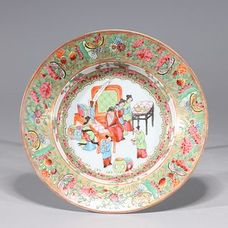 Chinese Export Style Gilt Porcelain Dish