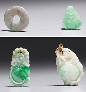 Four Chinese Jade Pendants