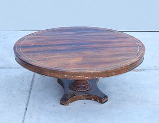 Circular Wood Table
