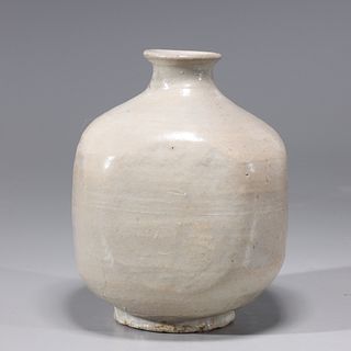 Unusual Korean Square Form Vase