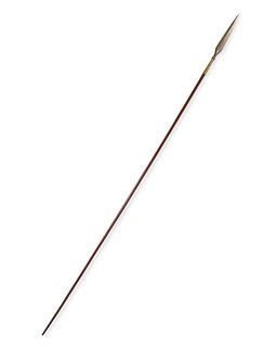 An African hunting spear
