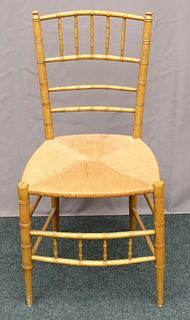 Faux Bamboo Child's Chair
