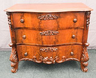 Victorian Carved Mahogany Dresser