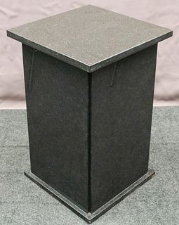 Black Granite Gallery Pedestal