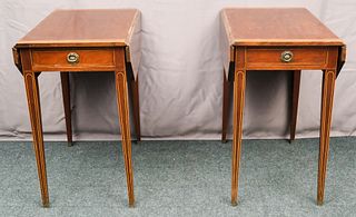 Pair of Mahogany Pembroke Stands by Stiehl