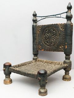 Antique Pakistani indigenous Tribal Chair