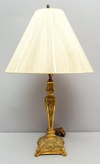 Rococo Brass Desk Lamp