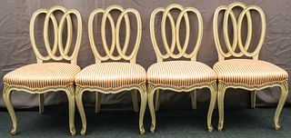 Set of 4 French Provincial Side Chairs