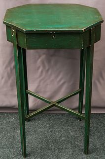 Slender Painted Sewing Table