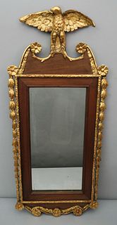 Chippendale Mirror with Eagle Crest