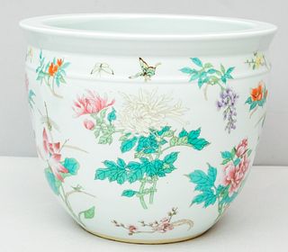 Chinese Porcelain Famille Verte Planter