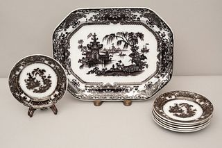 6 Plates & A Platter in the Corean Pattern
