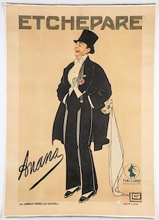 Original 1917 French Movie Advertising Poster