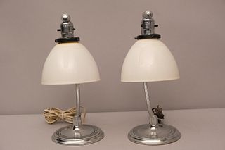 Pair of Mid Century Deco Lamps