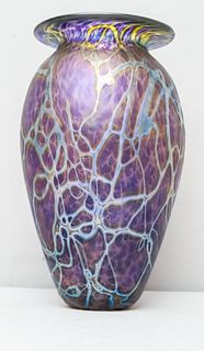 Robert Eickholt Studio Art Glass Vase