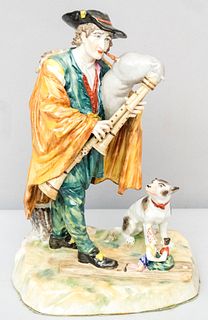 Potschappel or Capodimonte Porcelain Figurine
