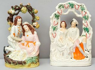 Two Large Staffordshire Figurines