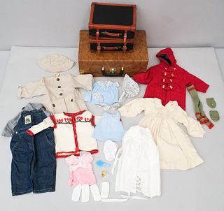 3 Suitcases of Designer Doll Clothing