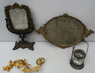 Lot Of Gilt And Metal Articles