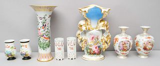 Group of Continental Porcelain