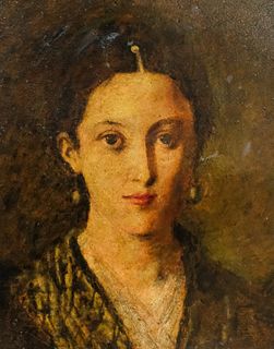 After Parmigianino, Anteas Portrait